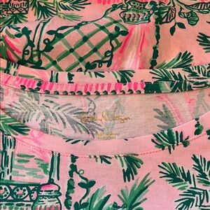 Lilly Pulitzer Pink and Green Patterned Dress
